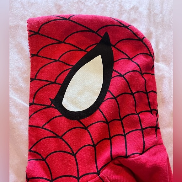 Toddler Marvel Spiderman Hooded Sweatshirt - Picture 4 of 5